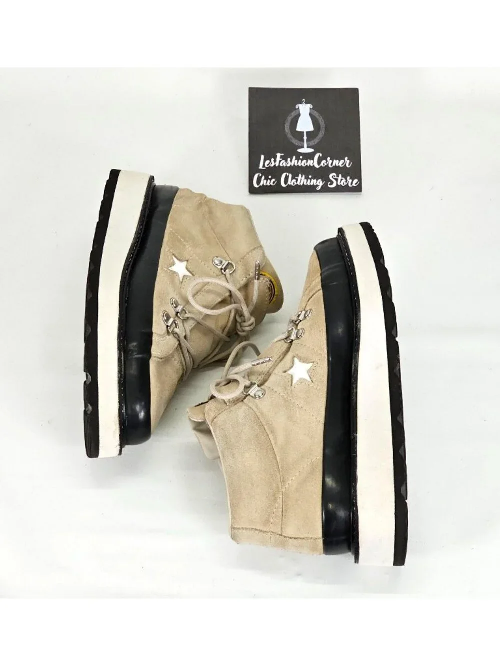Converse Women's Beige Fleece Lined One Star Boot Sneakers Shoes Size 7.5 1962 - Picture 13 of 16